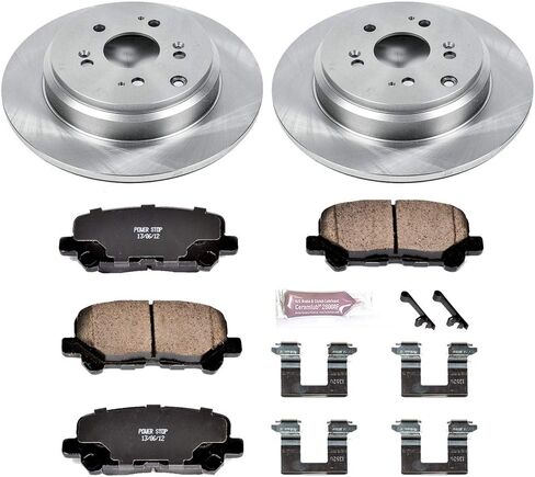 Power Stop KOE5839 Autospecialty Rear Replacement Brake Kit-OE Brake Rotors & Ceramic Brake Pads in Saudi Arabia