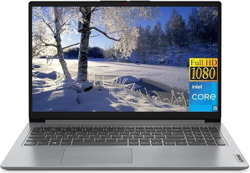 Lenovo 2024 Newest IdeaPad 1 Business Laptop, 15.6" FHD Display, i5-1235U Processor(up to 4.4GHz), 24GB RAM, 2TB SSD, Intel Iris Xe GPU, HD Webcam, Wi-Fi 6, Windows 11 Home in S Mode in Saudi Arabia