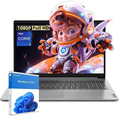 Lenovo 2024 Newest IdeaPad 1 Business Laptop, 15.6" FHD Display, i5-1235U(up to 4.4GHz) Processor, 24GB RAM, 2TB SSD, Intel Iris Xe Graphics, HD Webcam, Wi-Fi 6, Bluetooth, Windows 11 Pro in Saudi Arabia