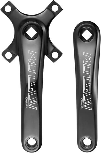 دراجة هوائية جبلية مربعة مستدقة كرانسيت 170 مللي متر 1x كرانسيت ثلاثية الأبعاد من الألومنيوم لسلسلة 104BCD سلسلة واحدة سرعة دراجة السواعد in Kuwait