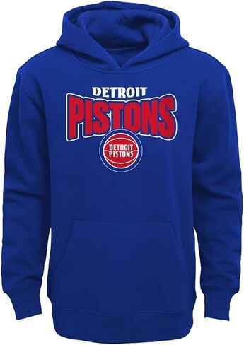 Outerstuff Detroit Pistons Youth Size Draft Pick Logo Pullover Fleece Hoodie in Saudi Arabia