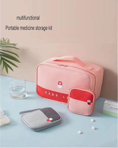 First aid kit Medical Supplies Convenience Safety Kit Family Outdoor Travel Campervan Office Medical kit Storage Bag in Saudi Arabia