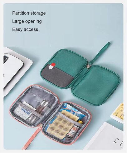 First aid kit Medical Supplies Convenience Safety Kit Family Outdoor Travel Campervan Office Medical kit Storage Bag in Saudi Arabia