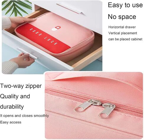 First aid kit Medical Supplies Convenience Safety Kit Family Outdoor Travel Campervan Office Medical kit Storage Bag in Saudi Arabia