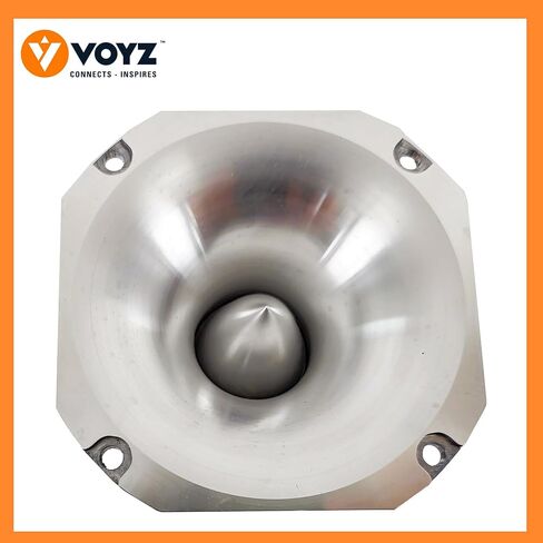 Chrome Super Tweeter 3.6", 8 Ohm 1000 Watts Max High Sensitivity Set Tweeters for Car Sound Systems, Pro Audio Chrome Finish VZ-ST700 (Pair) in Kuwait