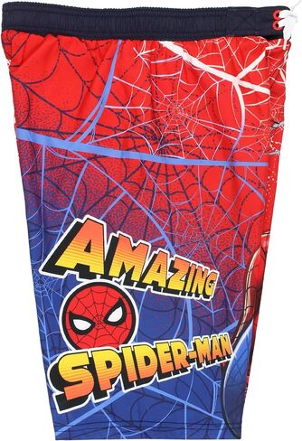 سروال سباحة للأولاد من Marvel Spider-Man، حماية من أشعة الشمس بعامل حماية من أشعة الشمس 50، بدلة سباحة سريعة الجفاف in Saudi Arabia