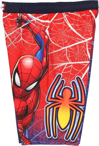 سروال سباحة للأولاد من Marvel Spider-Man، حماية من أشعة الشمس بعامل حماية من أشعة الشمس 50، بدلة سباحة سريعة الجفاف in Saudi Arabia
