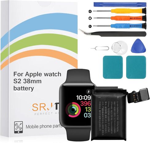 استبدال البطارية لساعة Apple Series 2 38 مم A1757 A1816 A1760 لساعة IWatch الجيل الثاني ذات السعة القياسية تتضمن البطارية مجموعة أدوات إصلاح كاملة in Saudi Arabia