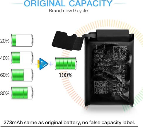 استبدال البطارية لساعة Apple Series 2 38 مم A1757 A1816 A1760 لساعة IWatch الجيل الثاني ذات السعة القياسية تتضمن البطارية مجموعة أدوات إصلاح كاملة in Saudi Arabia