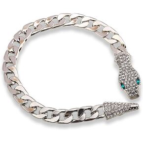 HAHA&TOTO Gold Plated Snake Necklace and Bracelet Jewelry Sets for Women Girls