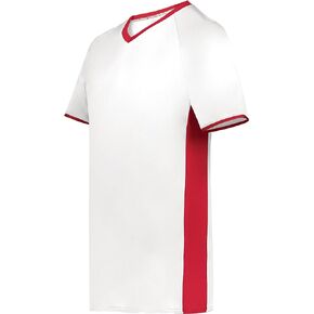 قميص Augusta Sportswear للرجال + رقبة على شكل حرف V