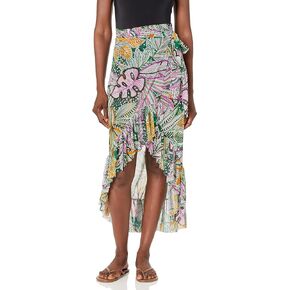 Profile by Gottex Women's Tropic Boom Open Mesh Skirt