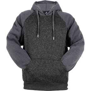 Men's Color Block Hoodie Soft Fleece Sweatshirt with Front Side Pockets