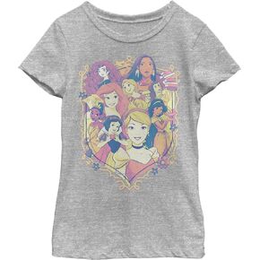 Disney Girl's Princess Shield T-Shirt