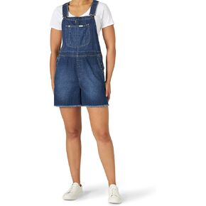 Lee Women's Relaxed Fit Denim Shortall, KC Blues, Medium in Saudi Arabia