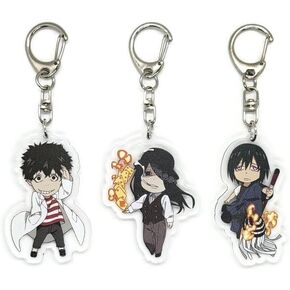 Inc. - Set of 3 Fire Force Anime Acrylic Keychain Benimaru Shinmon, Joker, Viktor Licht v1
