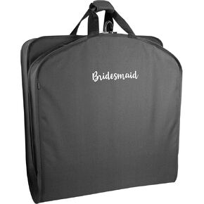WallyBags Deluxe Travel Garment Bag, Black-B1, 60-Inch