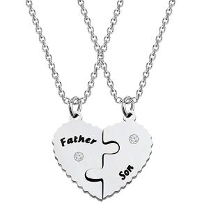 Mother Son Gifts Mother and Son Necklace Set for 2 Mother and Son Matching Jewelry