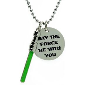 May the Force be With You with Light Saber Necklaces