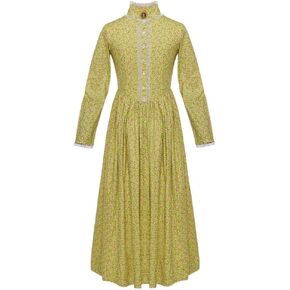 فستان GRACEART Pioneer Girl Prairie Dress Colonial Dress للفتيات مصنوع من القطن بنسبة 100% in Kuwait