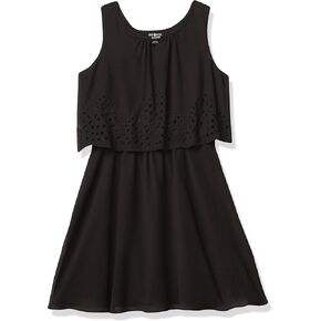 Amy Byer Girls' Popover Georgette Dress