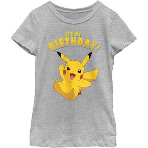 Fifth Sun Pokemon Pikka Birthday Party Girls Short Sleeve Tee Shirt