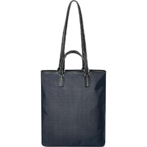 DORIS&JACKY Lightweight Tote Bag For Women Oxford Long Top Handle Shoulder Purse And Work Handbags