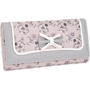 محفظة UTO للنساء ذات سعة كبيرة وحامل بطاقات على شكل زهرة على شكل فيونكة وحقيبة هاتف وجيب بسحاب للفتيات ومحفظة قابض in Kuwait