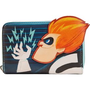 Loungefly Disney Pixar Moments Incredibles Syndrome Faux Leather Zip Wallet