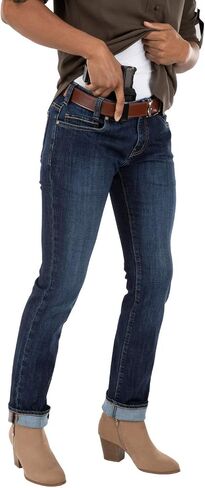 Vertx Burrell Womens Tactical Jeans, Stretch, Slim-Straight Fit Heavy-Duty Pants with 9 Cargo Pockets for EDC CCW Outdoor in Saudi Arabia
