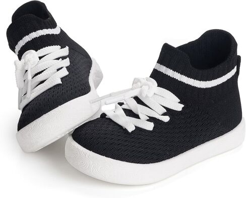 Fahrerliebe Toddler Walking Sock Shoes with Lightweight Soft Rubber Sole and Non-Slip Sole Boys' and Girls' Slip-on Sneakers in Saudi Arabia