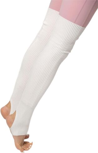 Leg Warmers for Women Dance & Yoga | Open Toe & Heel Dance Socks | Eighty’s 80s Ribbed Party Socks | Warm Sports Socks in Kuwait