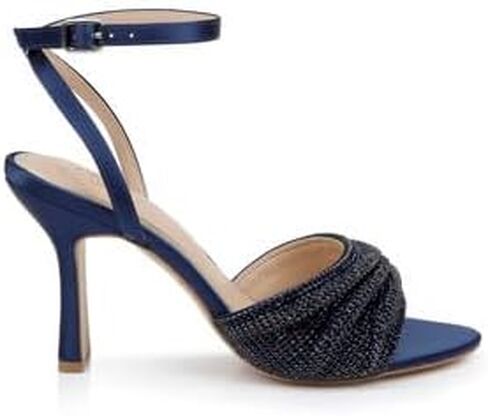 Jewel Badgley Mischka Huntley Crystal Strap Stiletto Heel Sandal in Saudi Arabia