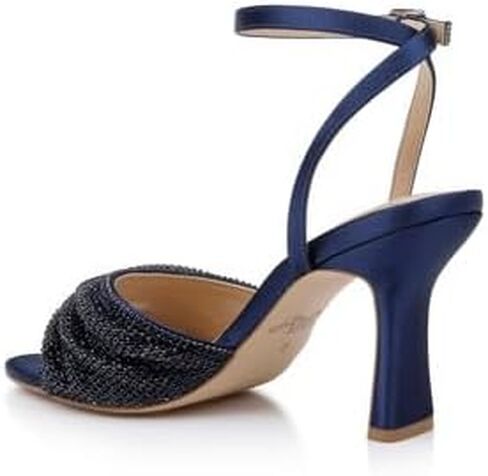 Jewel Badgley Mischka Huntley Crystal Strap Stiletto Heel Sandal in Saudi Arabia