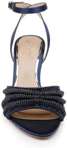 Jewel Badgley Mischka Huntley Crystal Strap Stiletto Heel Sandal in Saudi Arabia