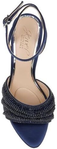 Jewel Badgley Mischka Huntley Crystal Strap Stiletto Heel Sandal in Saudi Arabia