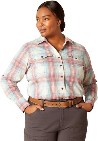 ARIAT Women's Rebar Made Tough Durastretch Work Shirt in Saudi Arabia