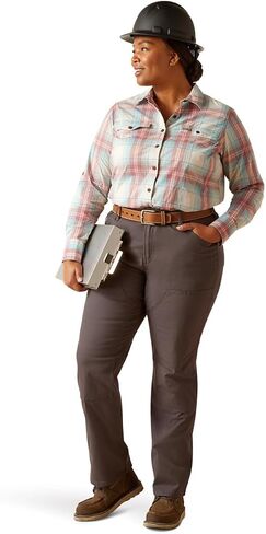 ARIAT Women's Rebar Made Tough Durastretch Work Shirt in Saudi Arabia