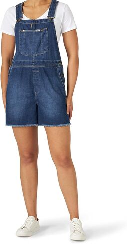 Lee Women's Relaxed Fit Denim Shortall, KC Blues, Medium in Saudi Arabia