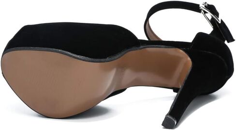 Enelauge Women's Sexy Ankle Straps Peep Toe Buckle Platform Stiletto Wedding Party High Heels Sandals in Kuwait
