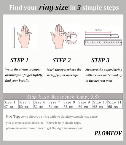 PLOMFOV Stackable Gold Rings for Women Non Tarnish 14K Gold Plated Cubic Zirconia Thumb Stacking Wedding Band Rings Size 6 7 8 9 10 in Kuwait