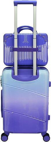 World Traveler Highways 2-Piece Hardside Carry-On Spinner Luggage Set, Brown, One_Size in Saudi Arabia