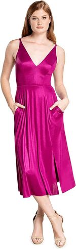 Dress the Population Women's Serafina Fit and Flare Midi Dress in Saudi Arabia