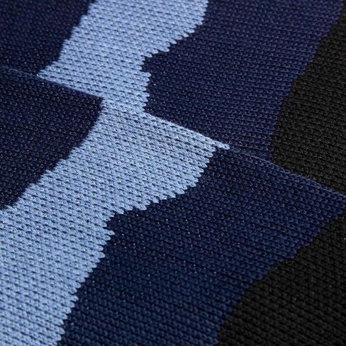 Mens Vintage Striped Sweater Oversized Knit Winter Crewneck Long Sleeve Casual Pullover Retro Jumper Tops in Kuwait