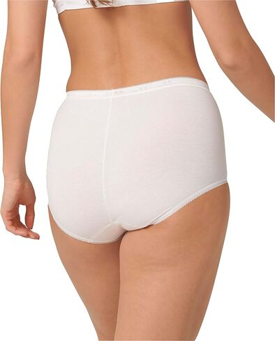 ملابس داخلية أو سراويل داخلية نسائية من Sloggi مكونة من 4 قطع بدون ملمس عالي الخصر من القطن أو سراويل داخلية طويلة أساسية للسيدات in Kuwait