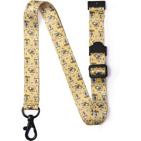 Lanyards for ID Badges Keys Fob - Lanyard Keychain for Men Women Gift