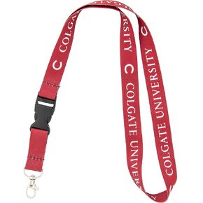 Desert Cactus Colgate University Raiders Car Keys ID Badge Holder Lanyard Keychain Detachable Breakaway Snap Buckle (Red)