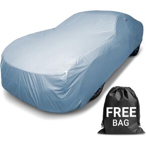iCarCover Fits: [AMC Javelin] 1968-1974 Premium Full Car Cover Waterproof All Weather Resistant Custom Outdoor Indoor Sun Snow Storm Protection Form-Fit Padded Cover with Straps
