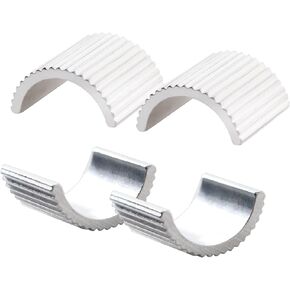 Asko Aoyupe Motorcycle Handlebar Spacers, 7/8" (22mm) to 1" (25mm) Handlebar Riser Clamp Shim Spacers, Handlebar Riser Spacers for Mounting 1" (22mm) Handlebars