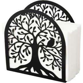 SUPERDANT Napkin Holder for Tables Dandelion Iron Napkin Holder Flower Freestanding Napkin Dispenser Tabletop Tissue Stand Rustic Cloth Napkins Holders for Kitchen Farmhouse Restaurants Hotel
